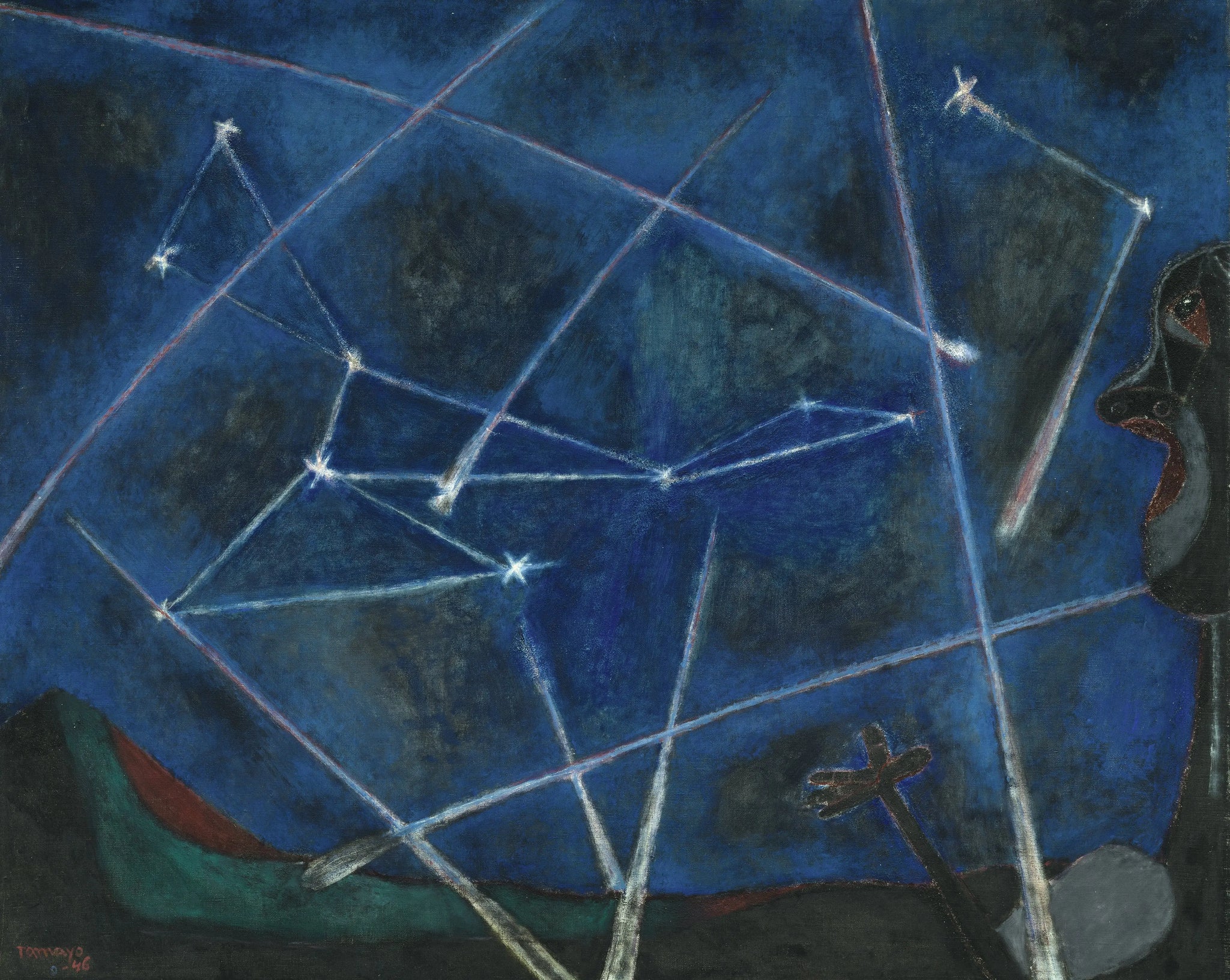 {{ product_title }} Fine Art Print | {{ product_vendor }} Jakero77 Rufino Tamayo - Heavenly Bodies (1946) - 17" x 22" Fine Art Print Art Print  Jakero77