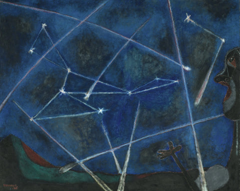 {{ product_title }} Fine Art Print | {{ product_vendor }} Jakero77 Rufino Tamayo - Heavenly Bodies (1946) - 17" x 22" Fine Art Print Art Print  Jakero77
