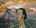 {{ product_title }} Fine Art Print | {{ product_vendor }} Jakero77 Salvador Dali - Self Portrait with Raphaelesque Neck 1922 - 17" x 22" Art Print Art Print  Jakero77
