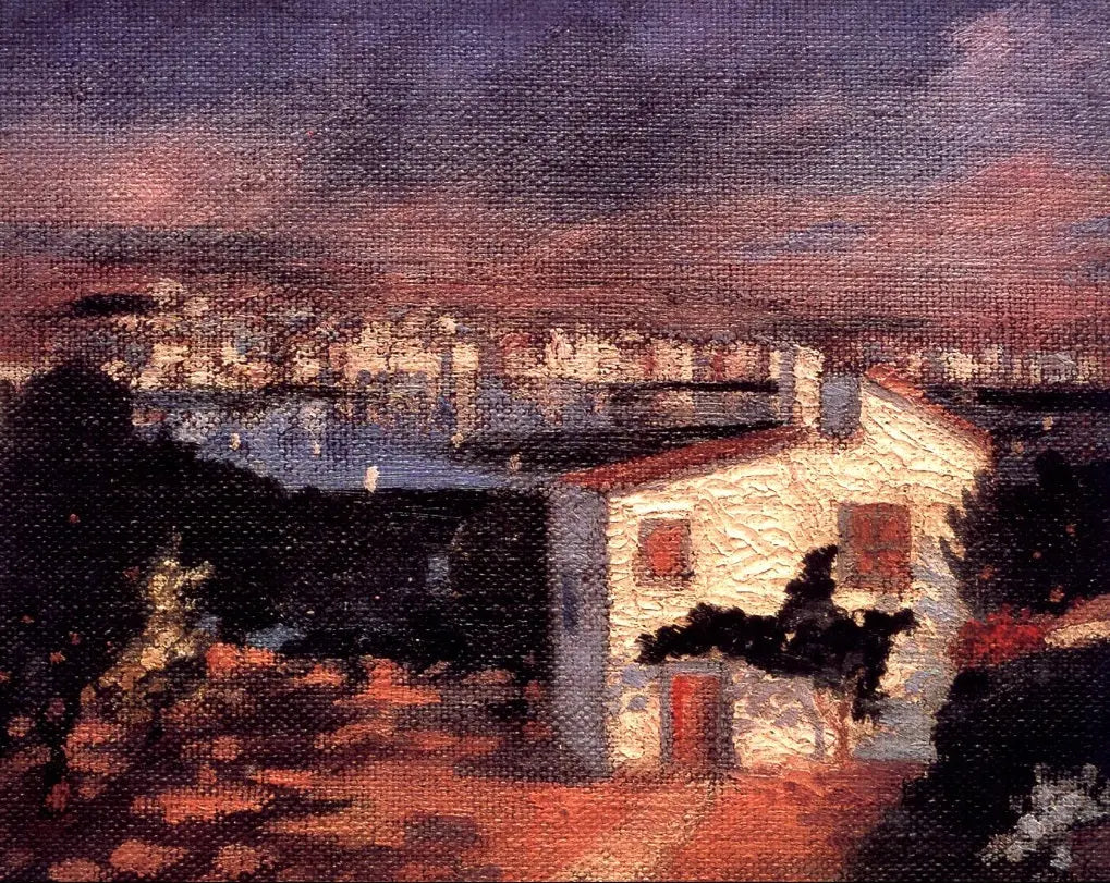 {{ product_title }} Fine Art Print | {{ product_vendor }} Jakero77 Salvador Dali - The Garden at Lyane (1921) - 17" x 22" Fine Art Print Art Print  Jakero77