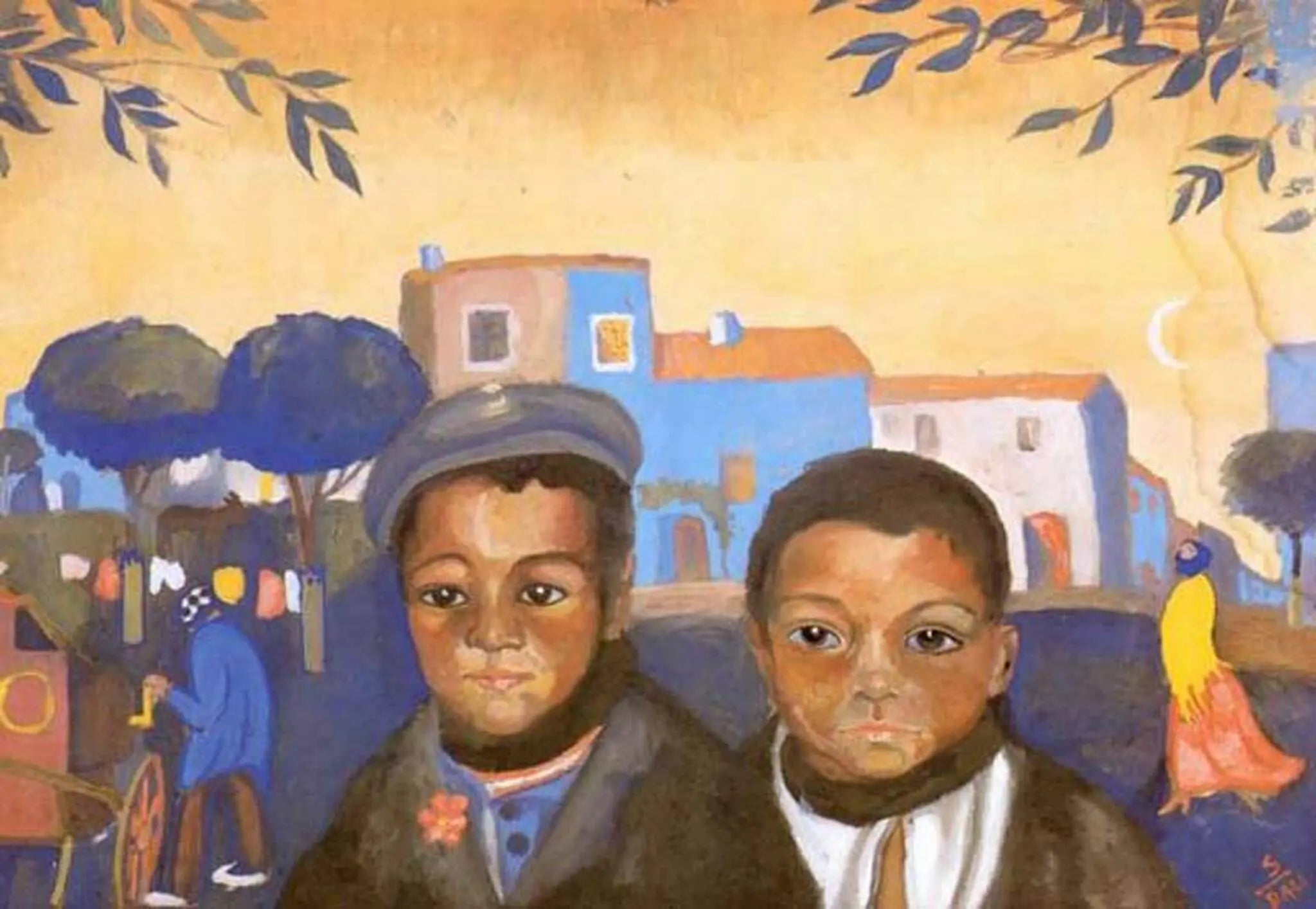 {{ product_title }} Fine Art Print | {{ product_vendor }} Jakero77 Salvador Dali - Two Gypsy Lads (1921) - 17" x 22" Fine Art Print Art Print  Jakero77