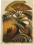 {{ product_title }} Fine Art Print | {{ product_vendor }} Jakero77 Sybil Andrews - Fall of the Leaf (1934) Signed - 17" x 22" Fine Art Print Art Print  Jakero77