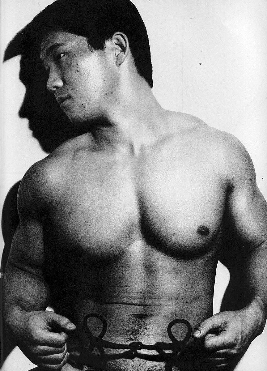 {{ product_title }} Fine Art Print | {{ product_vendor }} Jakero77 Tamotsu Yato - Japanese Male Muscle Physique (1972) Gay - 17" x 22" Fine Art Print Art Print  Jakero77