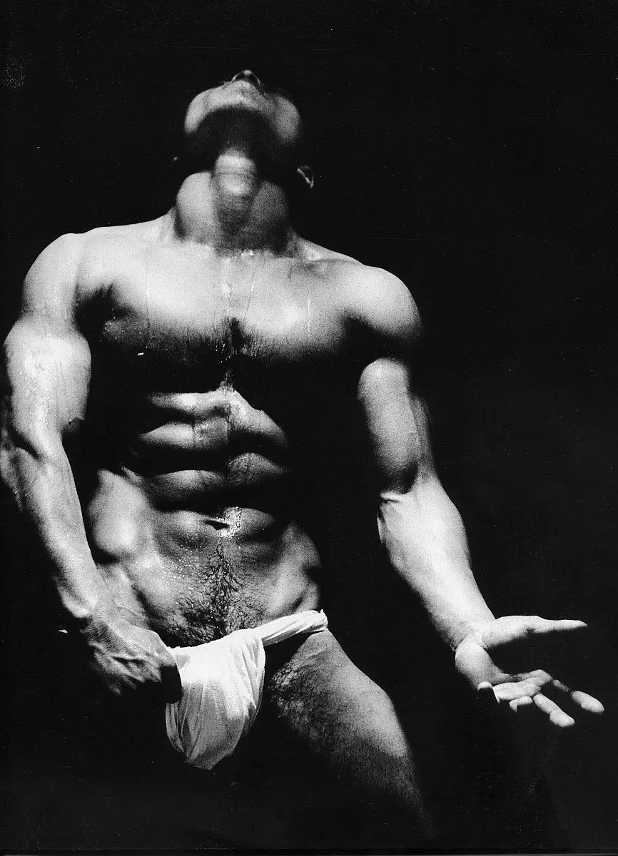 {{ product_title }} Fine Art Print | {{ product_vendor }} Jakero77 Tamotsu Yato - Japanese Male Muscular Abs Gay Physique (1972) - 17" x 22" Print Art Print  Jakero77