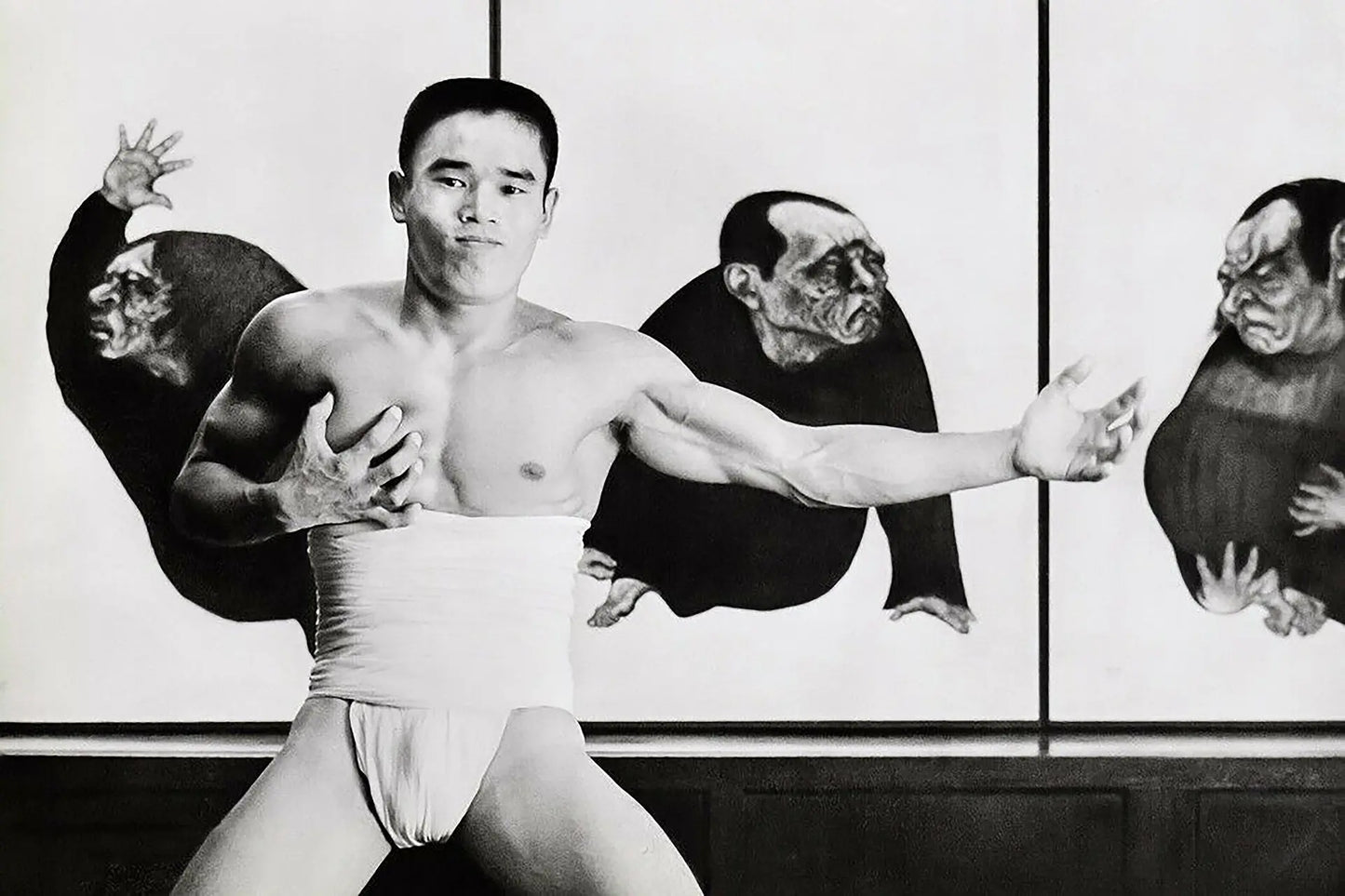 {{ product_title }} Fine Art Print | {{ product_vendor }} Jakero77 Tamotsu Yato - Japanese Male Semi Nude Martial Arts Gay (1972) - 17"x22" Art Print Art Print  Jakero77