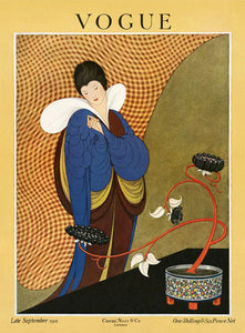{{ product_title }} Fine Art Print | {{ product_vendor }} Jakero77 Vintage Vogue Fall Fashion Cover Autumn September (1918) - 17" x 22" Art Print Art Print  Jakero77