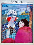 {{ product_title }} Fine Art Print | {{ product_vendor }} Jakero77 Vintage Vogue Summer Fashion Advertising (1920) - 17" x 22" Fine Art Print Art Print  Jakero77