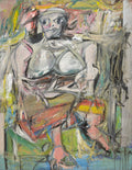 {{ product_title }} Fine Art Print | {{ product_vendor }} Jakero77 Willem de Kooning - Woman (1954) Abstract - 17" x 22" Fine Art Print Art Print  Jakero77