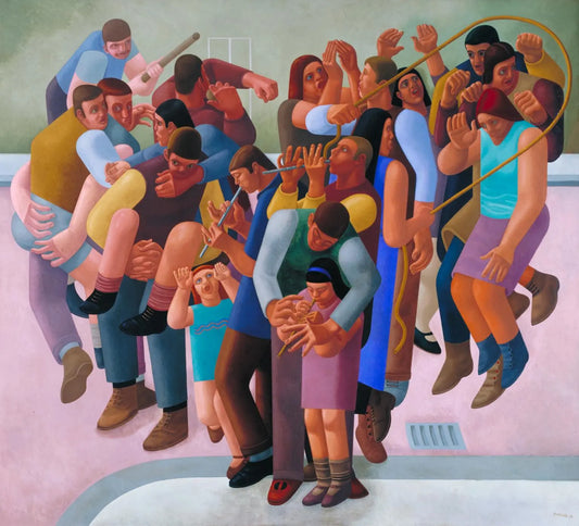 {{ product_title }} Fine Art Print | {{ product_vendor }} Jakero77 William Roberts - Playground, The Gutter (1934-35) - 17" x 22" Fine Art Print Art Print  Jakero77