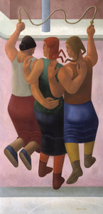 {{ product_title }} Fine Art Print | {{ product_vendor }} Jakero77 William Roberts - Skipping the Gutter (1936) Signed - 17" x 22" Fine Art Print Art Print  Jakero77