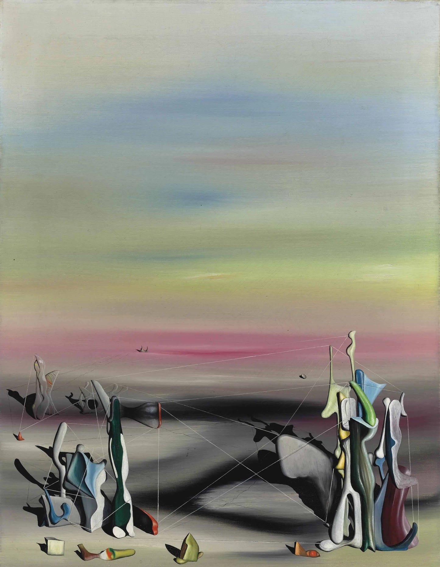 {{ product_title }} Fine Art Print | {{ product_vendor }} Jakero77 Yves Tanguy - La Lumière, La Solitude (1940) Surrealism - 17"x22" Fine Art Print Art Print  Jakero77